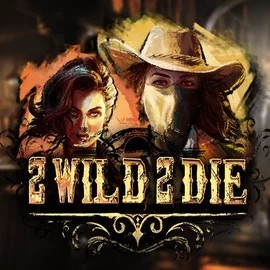 Official Slots logo: 2 Wild 2 Die by Hacksaw Gaming at Frumzi Casino
