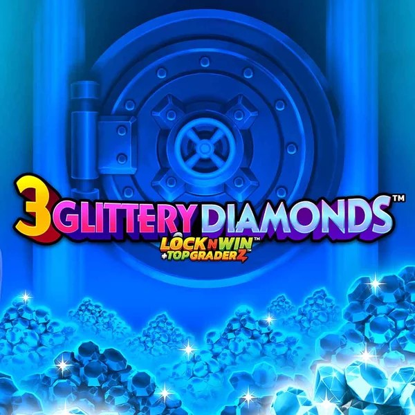 3 Glittery Diamonds game by PearFiction Studios – logo hosted on Frumzi Casino