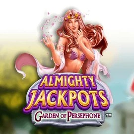 Almighty Jackpots: Garden of Persephone online game logo by Novomatic on frumzi-kaszino.com