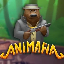 Animafia slot logo by Peter & Sons at Frumzi Casino