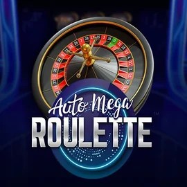 Auto Mega Roulette logo by Pragmatic Play Frumzi Casino