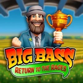 Big Bass Return to the Races slot visual from Pragmatic Play available on frumzi-kaszino.com
