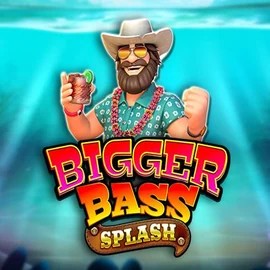 Bigger Bass Splash logo by Pragmatic Play at Frumzi Casino