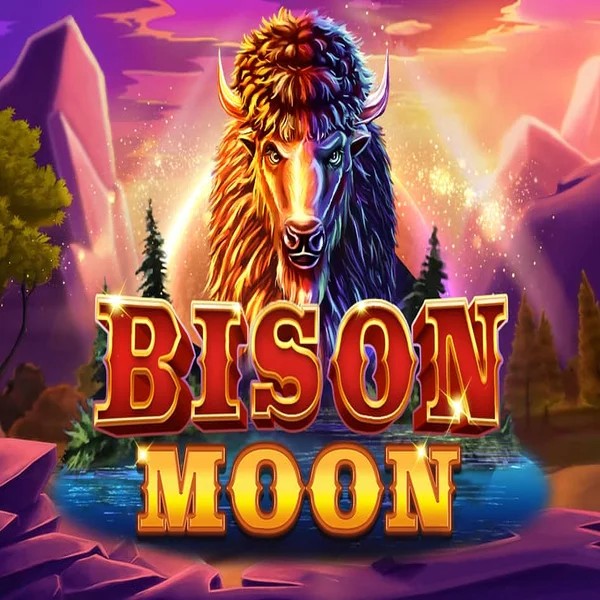 Bison Moon logo – Slots by Northern Lights Gaming at Frumzi Casino