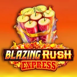 Blazing Rush Express logo – Slots by AreaVegas at Frumzi Casino