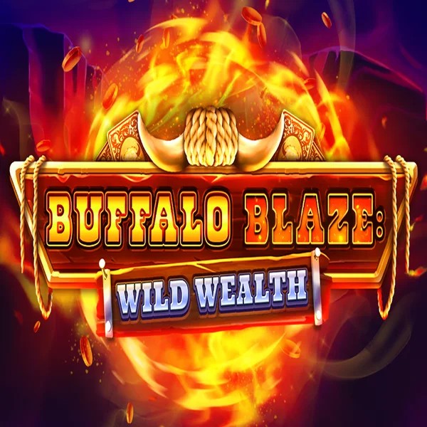 Buffalo Blaze Wild Wealth logo by OctoPlay Frumzi Casino