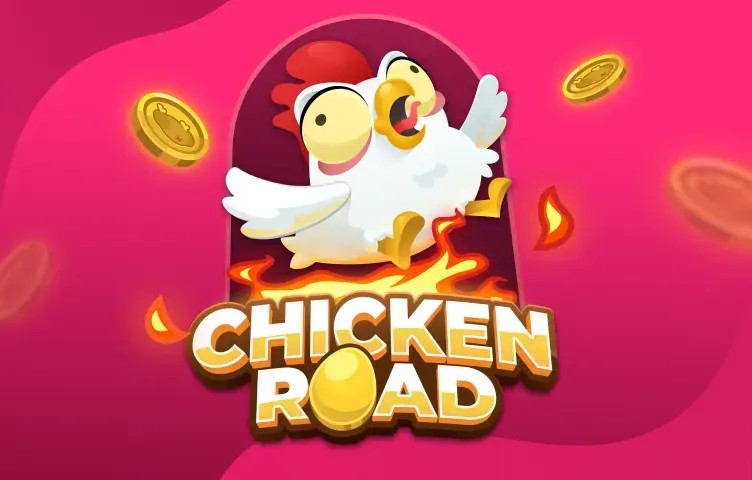 Chicken Road game by InOut – logo hosted on Frumzi Casino