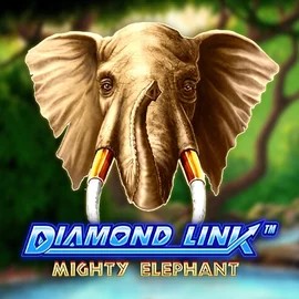 Diamond Link Mighty Elephant logo – Slots by Novomatic at Frumzi Casino