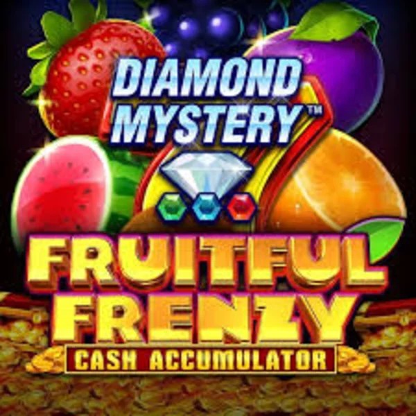 Diamond Mystery Fruitful Frenzy Cash Accumulator slot logo by Greentube at Frumzi Casino