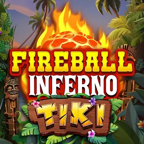 Fireball Inferno Tiki by NetEnt, showcased at frumzi-kaszino.com – game logo
