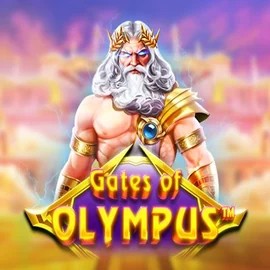 Gates of Olympus logo by Pragmatic Play at Frumzi Casino