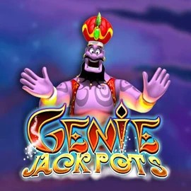 Genie Jackpots slot visual from Blueprint Gaming available on frumzi-kaszino.com