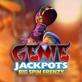 Genie Jackpots: Big Spin Frenzy game by Blueprint Gaming – logo hosted on Frumzi Casino