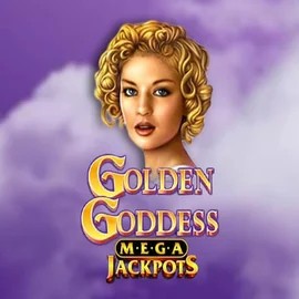 Golden Goddess Megajackpots online game logo by IGT on frumzi-kaszino.com