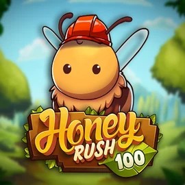 Honey Rush 100 logo – Slots by Play’n GO at Frumzi Casino