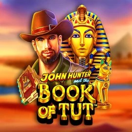 John Hunter and the Book of Tut slot logo by Pragmatic Play at Frumzi Casino