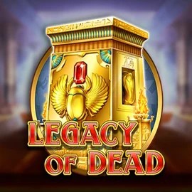 Legacy of Dead logo by Play’n GO Frumzi Casino