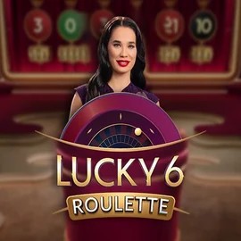 Lucky 6 Roulette slot icon by Pragmatic Play, available at Frumzi Casino