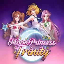 Slots logo of Moon Princess Trinity from Play’n GO at Frumzi Casino
