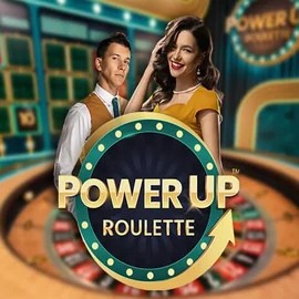 PowerUP Roulette by Pragmatic Play, showcased at frumzi-kaszino.com – game logo