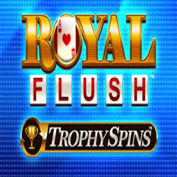 Royal Flush Trophy Spins slot visual from Greentube available on frumzi-kaszino.com