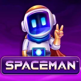 Spaceman logo by Pragmatic Play at Frumzi Casino