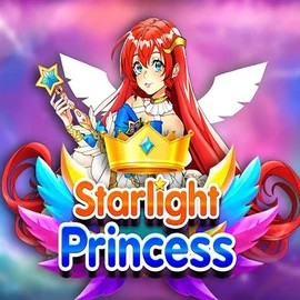 Starlight Princess slot logo by Pragmatic Play at Frumzi Casino