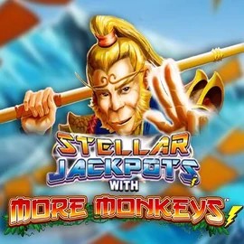 Stellar Jackpots with More Monkeys by Lightning Box Game, showcased at frumzi-kaszino.com – game logo