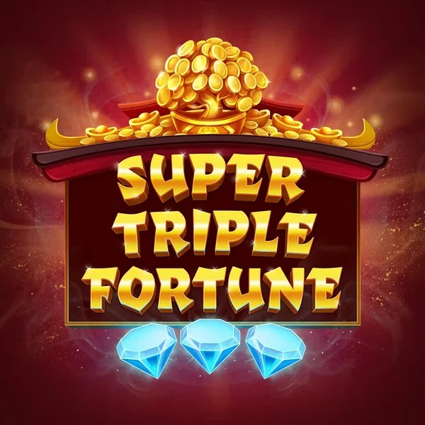 Super Triple Fortune slot logo by Greentube at Frumzi Casino