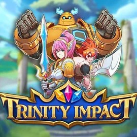 Trinity Impact slot logo by Play’n GO at Frumzi Casino